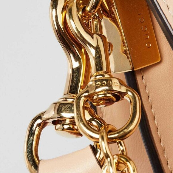 Gucci Beige GG Matelasse Leather Ophidia Small Shoulder Bag - Picture 6 of 12